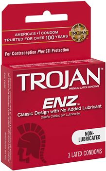 TROJAN RED ENZ 6-3PK @ $1.75 EACH