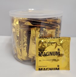 TROJAN MAGNUM 48 COUNT DISPLAY @ $0.48 EACH
