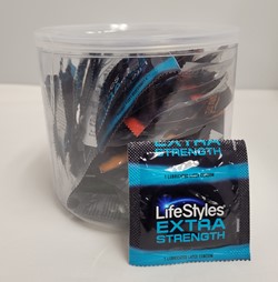 LIFE STYLE CONDOM 48 COUNT DISPLAY @ $0.21 EACH
